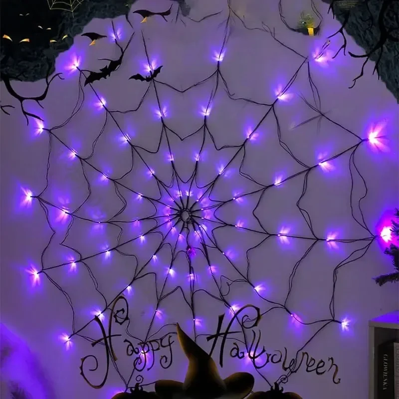 Halloween Spider Web String Li - Spider Web Halloween Decoration recension och pris