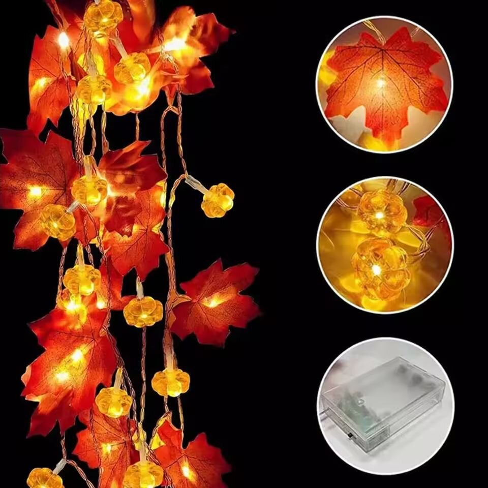 59in/118in Halloween Pumpkin M - Halloween Led String Lights Orange recension och pris