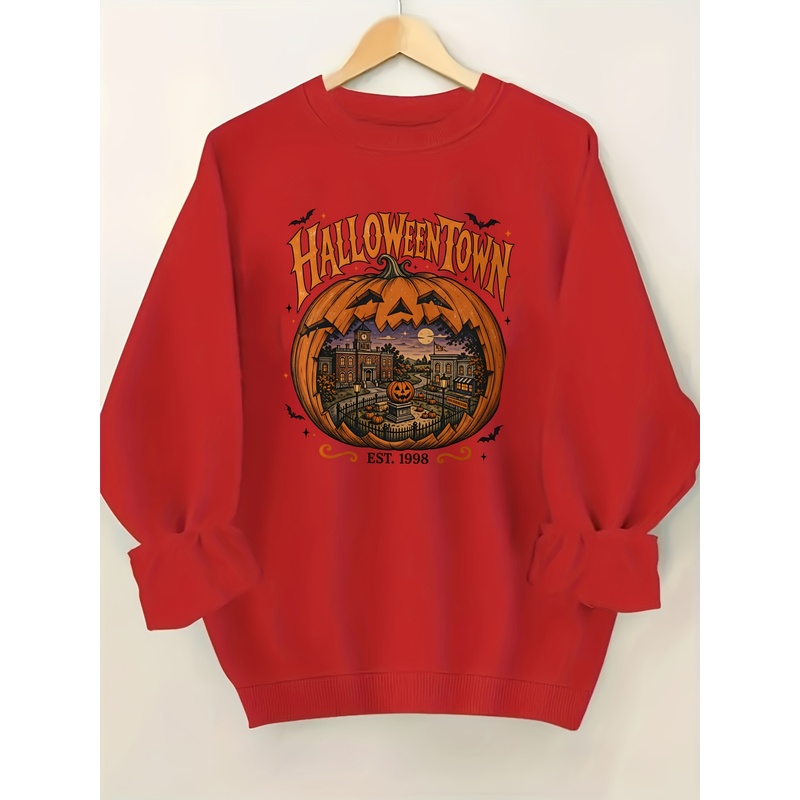 Summer Halloween Town Printed  - Pumpkin Lantern Halloween recension och pris