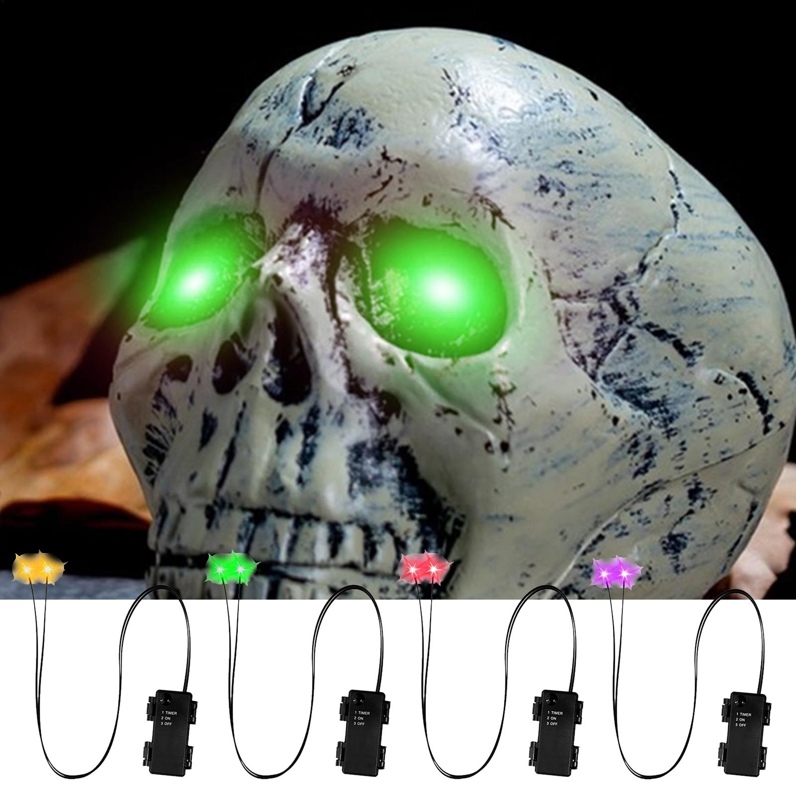 1PC Glowing Eyes Halloween Lig - Halloween Pumpkin Decor Led recension och pris