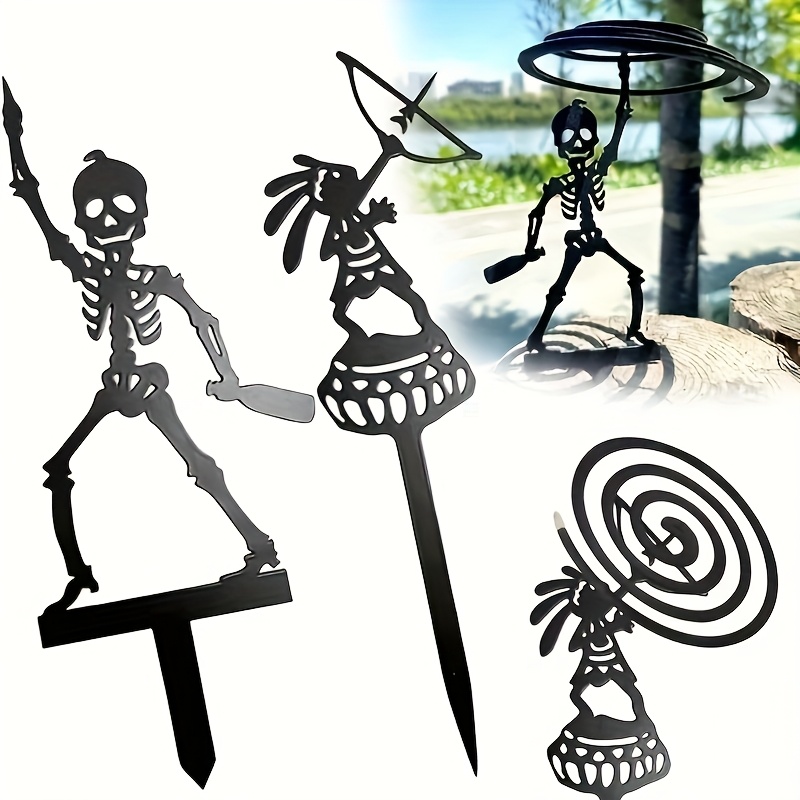 [Metal Archery Stand] Portable - Halloween Skeleton Decoration recension och pris
