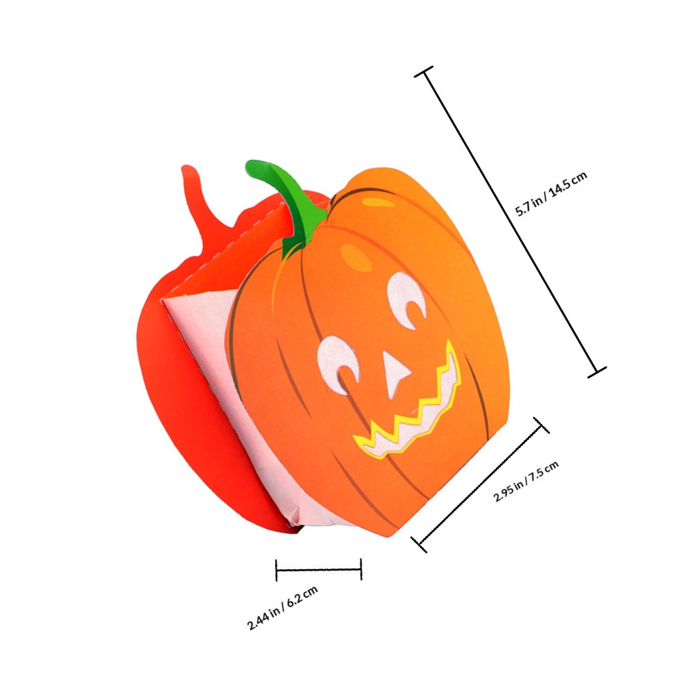 12Pcs Decorative Bags Pumpkin  - Pumpkin Lantern Halloween recension och pris