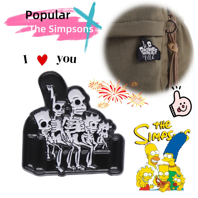 New Cartoon Anime Figure Brooc - Halloween Skeleton Decoration recension och pris