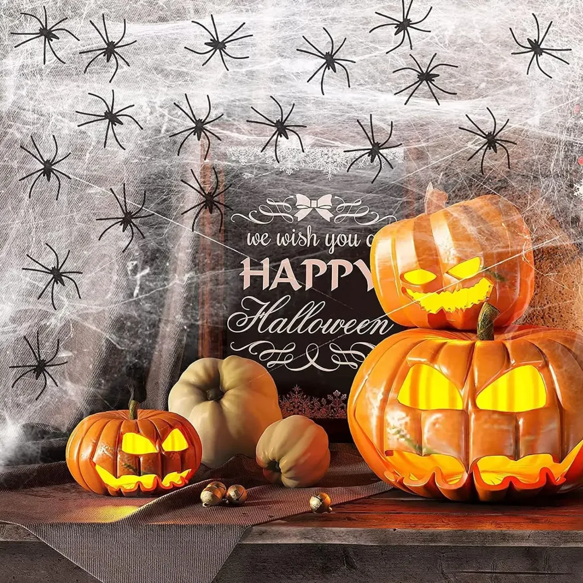 1-20PCS Halloween Decoration S - Spider Web Halloween Decoration recension och pris