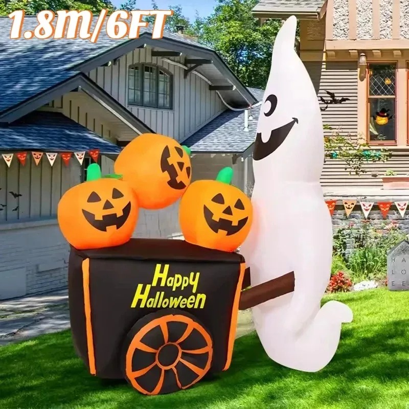 6FT Halloween Outdoor Holiday  - Halloween Pumpkin Decor Led recension och pris