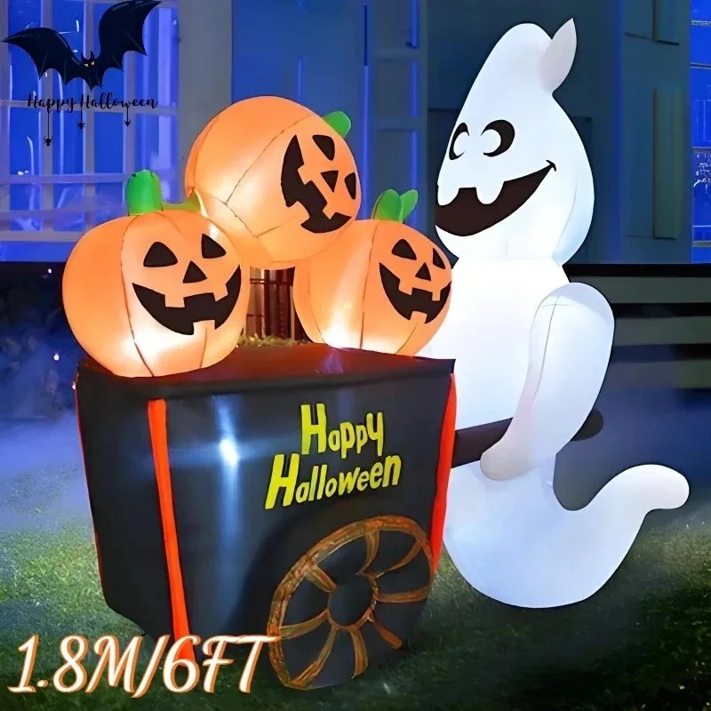 6FT Halloween Outdoor Holiday  - Halloween Pumpkin Decor Led recension och pris