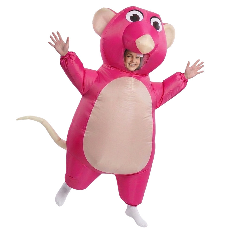 Cartoon Mouse Inflatable Costu - Halloween Costume Adult recension och pris