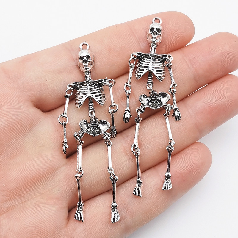 2/5/10PCS Retro Skull Skeleton - Halloween Skeleton Decoration recension och pris