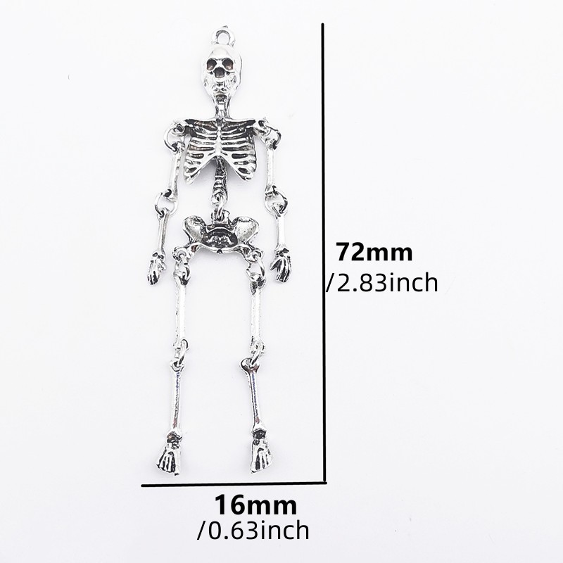 2/5/10PCS Retro Skull Skeleton - Halloween Skeleton Decoration recension och pris