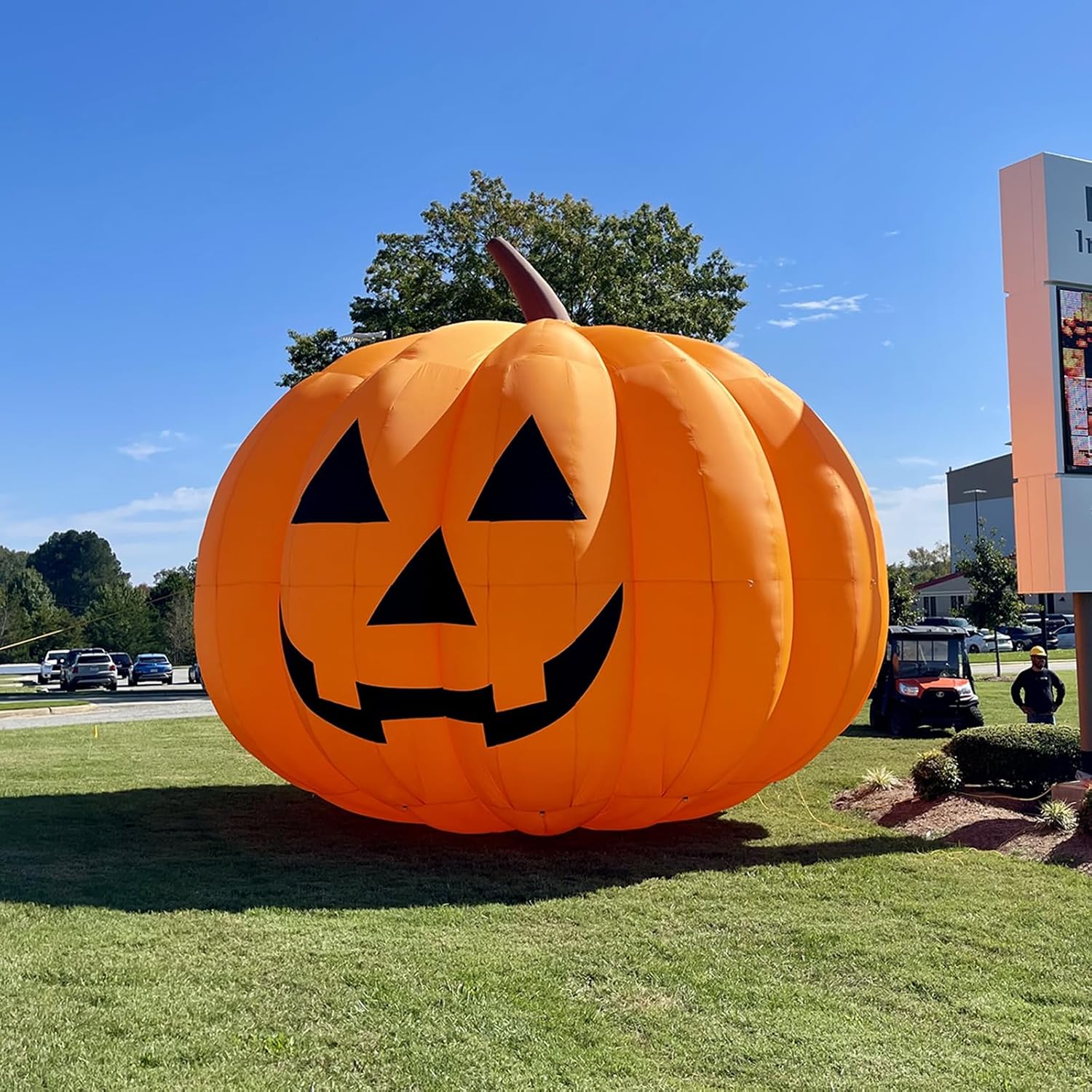 Giant 10Ft Halloween Inflatabl - Halloween Pumpkin Decor Led recension och pris