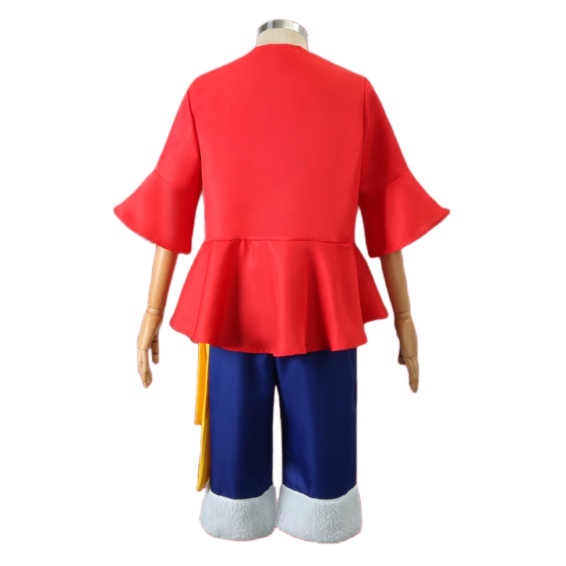 Luffy Cosplay Costume Hat Wig  - Halloween Costume Kids recension och pris