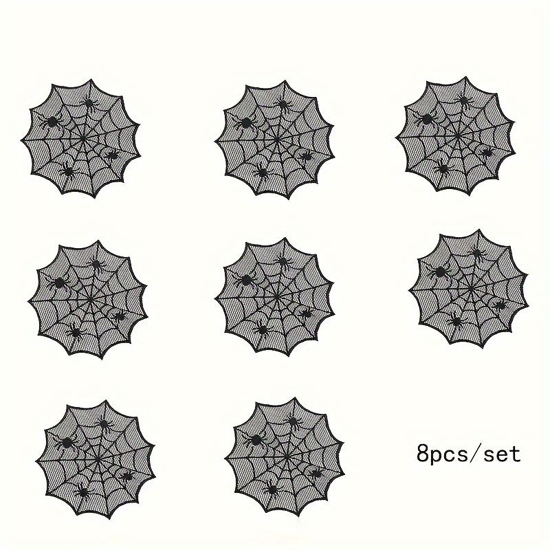 VIKAMA Halloween Black Lace Sp - Spider Web Halloween Decoration recension och pris