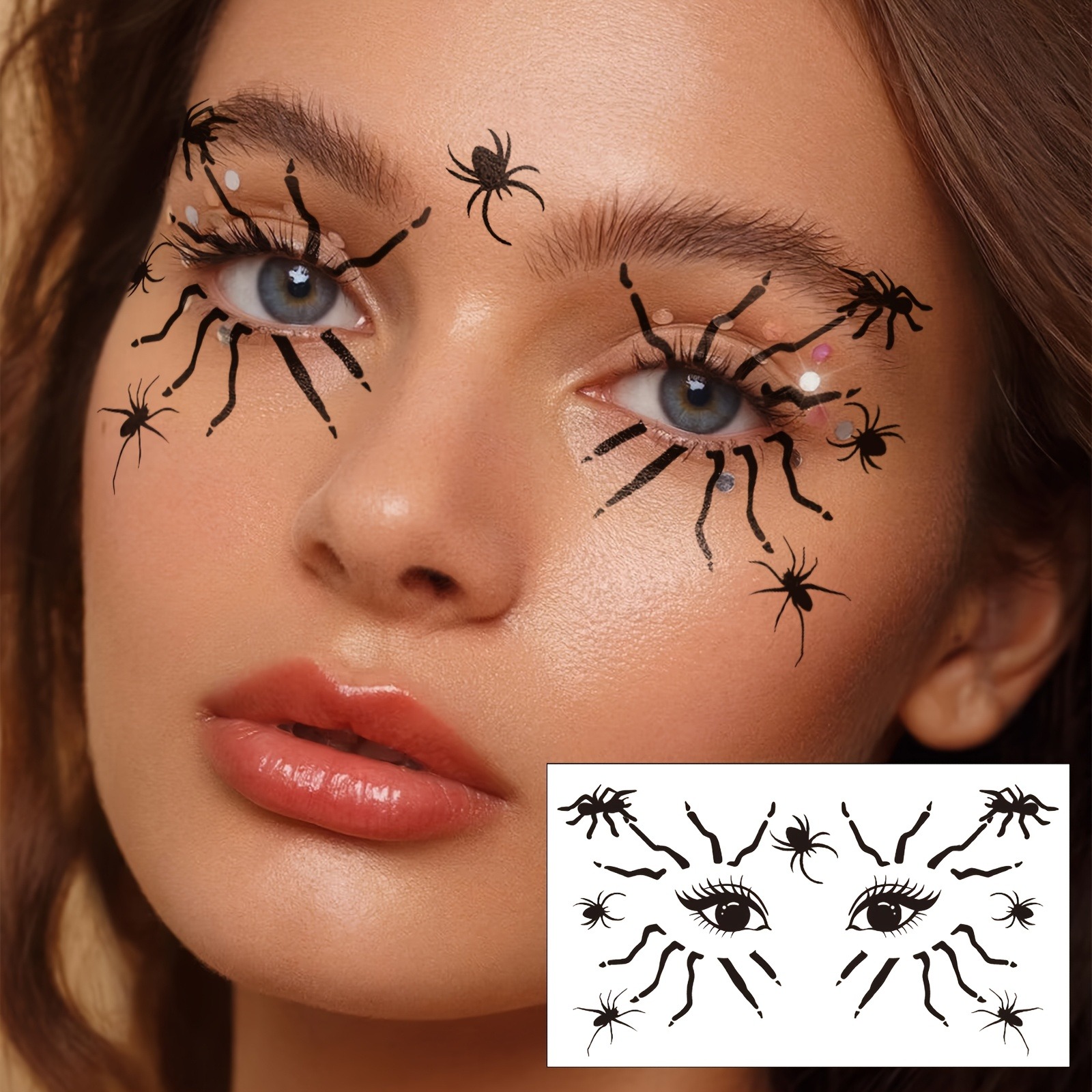 10 pieces of Halloween spider/ - Spider Web Halloween Decoration recension och pris