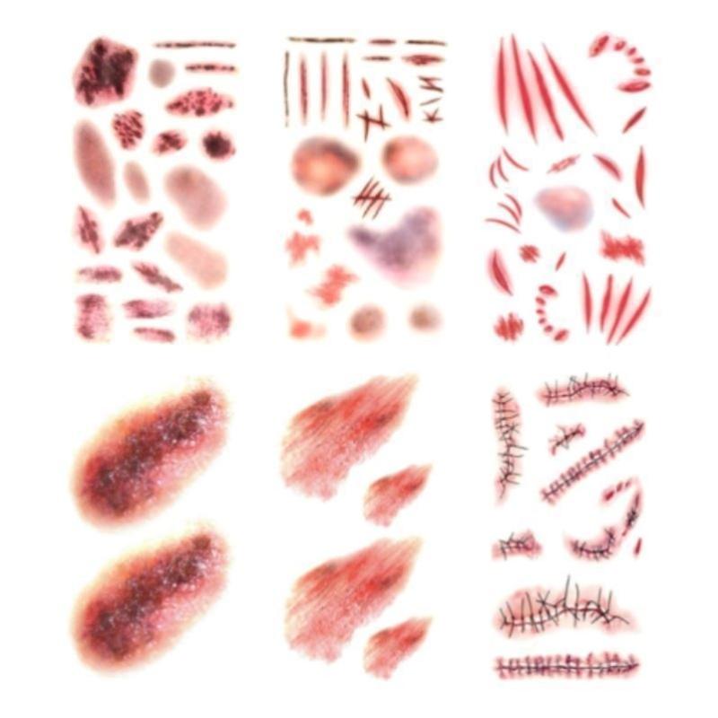 30pcs Halloween Tattoo Sticker - Spider Web Halloween Decoration recension och pris