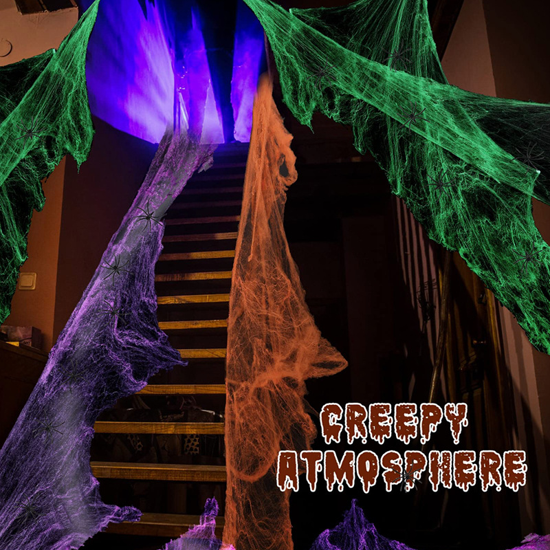 Halloween Decoration White Spi - Spider Web Halloween Decoration recension och pris