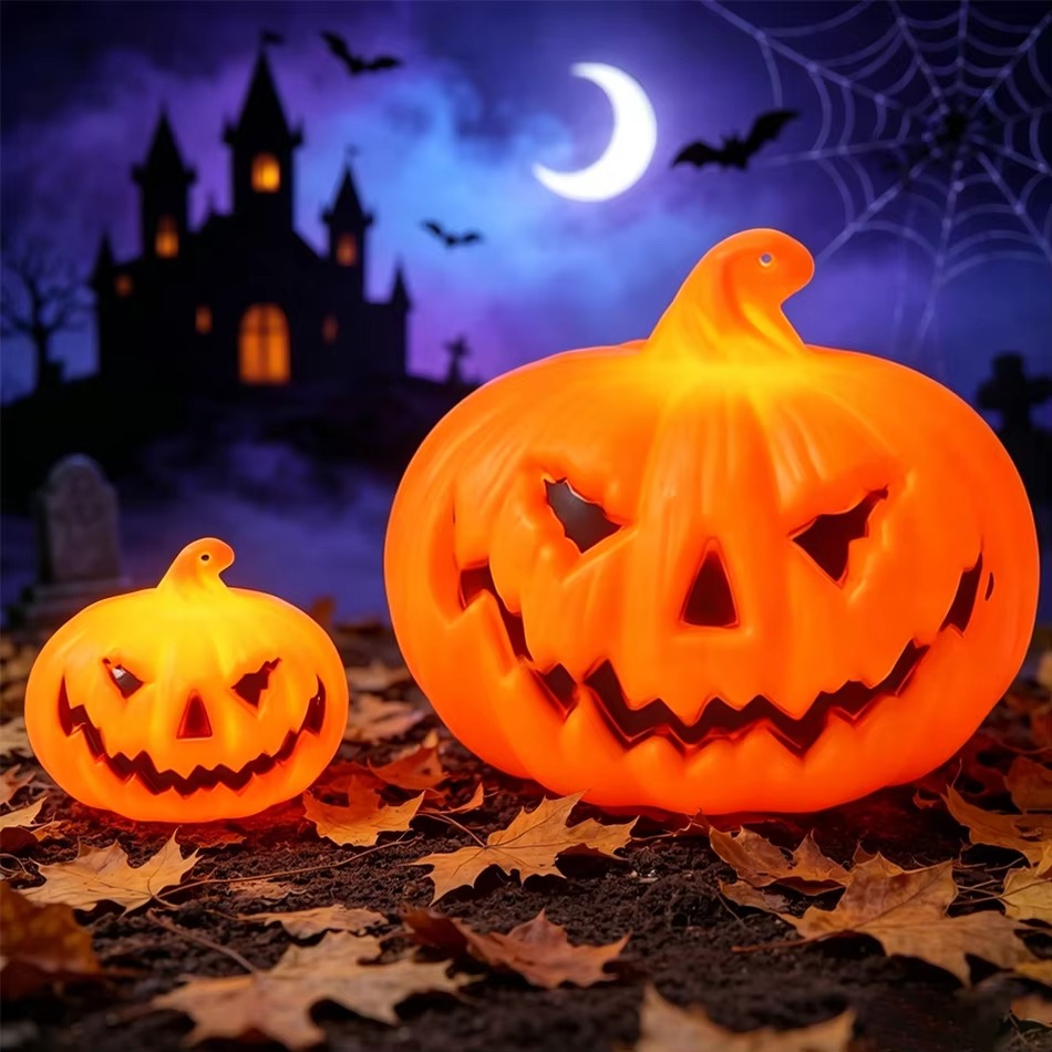 LED Pumpkin Lamp Warm Light Ja - Pumpkin Lantern Halloween recension och pris