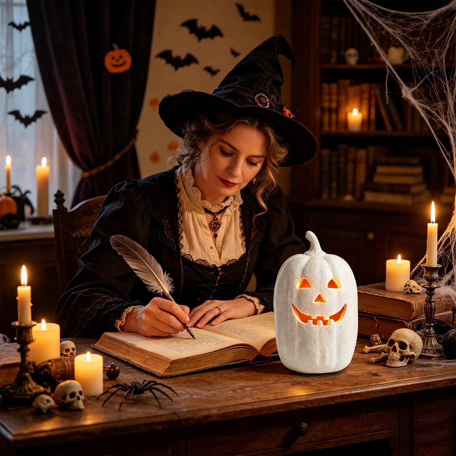 Halloween Pumpkin Decor Resin  - Pumpkin Lantern Halloween recension och pris